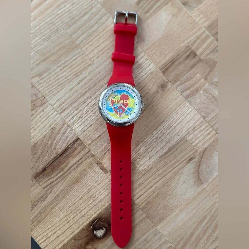 Fruitz by Philip Stein Rare Edition Watch Peace Love Natural Frequency Tech